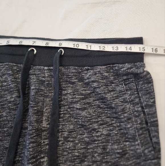 Forever 21 Men's Heathered Black Drawstring Jogger 2 Pockets Pants, sz SM - Picture 4 of 10